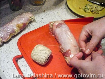 Вареный рулет из курицы рецепт